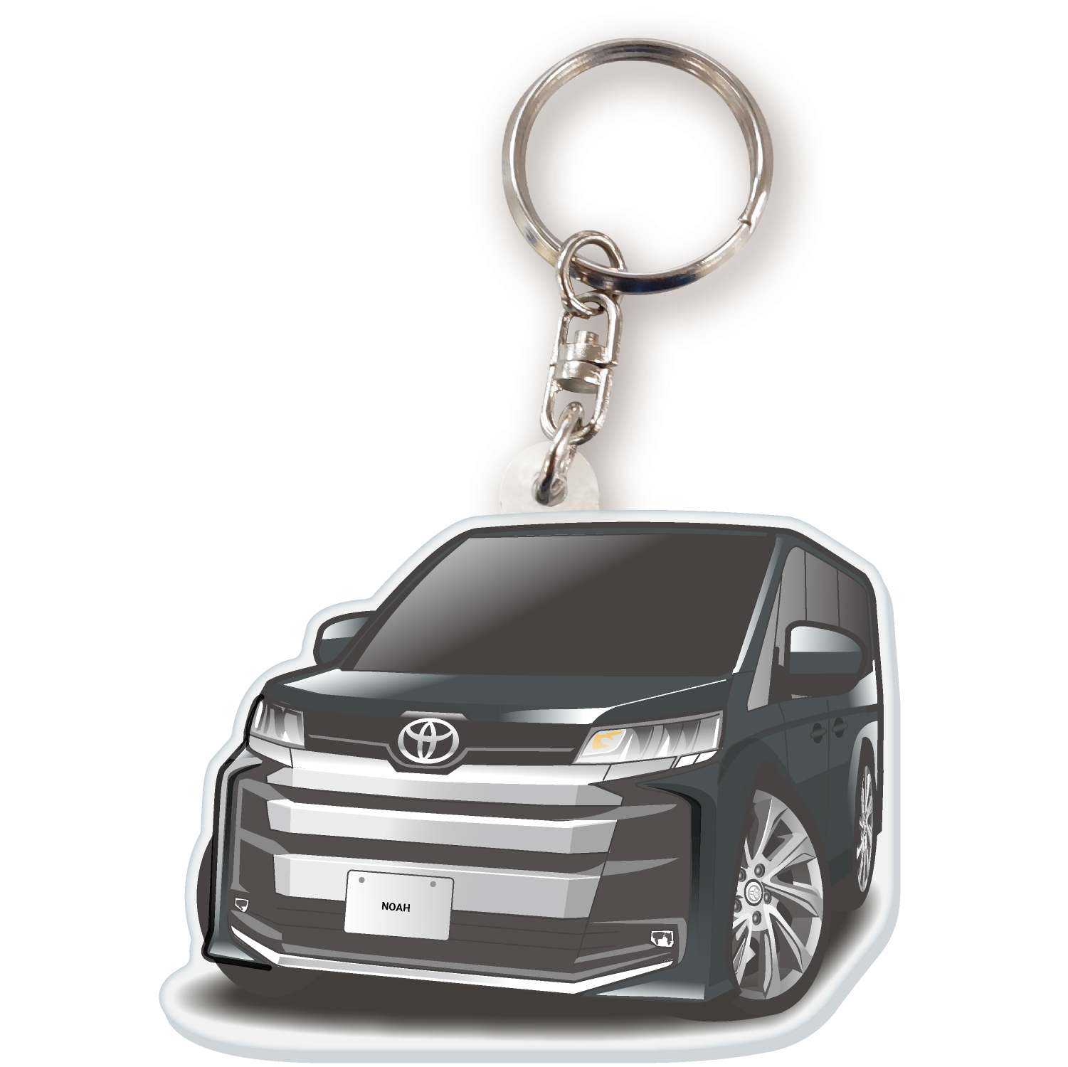 カーアクリルキーホルダー トヨタライセンス商品 ノア 4代目 ちびくる