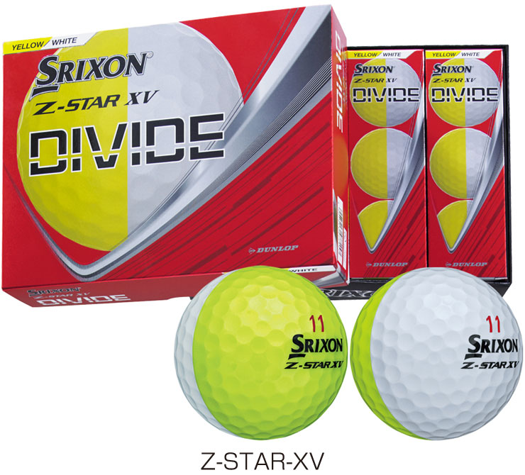 Z-STAR スリクソン XV / DIVIDE ゴルフボール 2025年モデル 限定