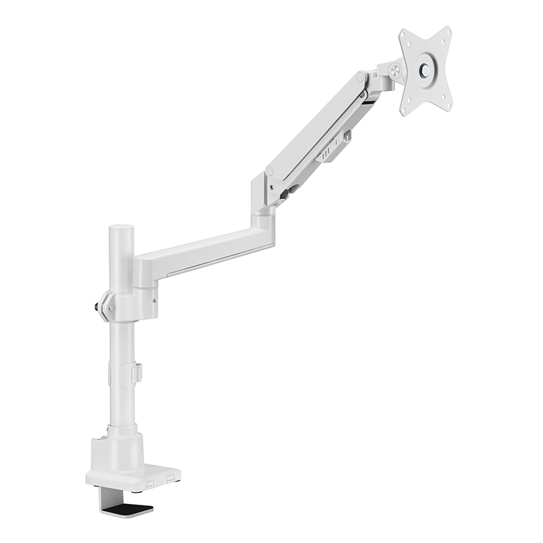 GREEN HOUSE（グリーンハウス） モニターアーム 白 17-32インチ ガス