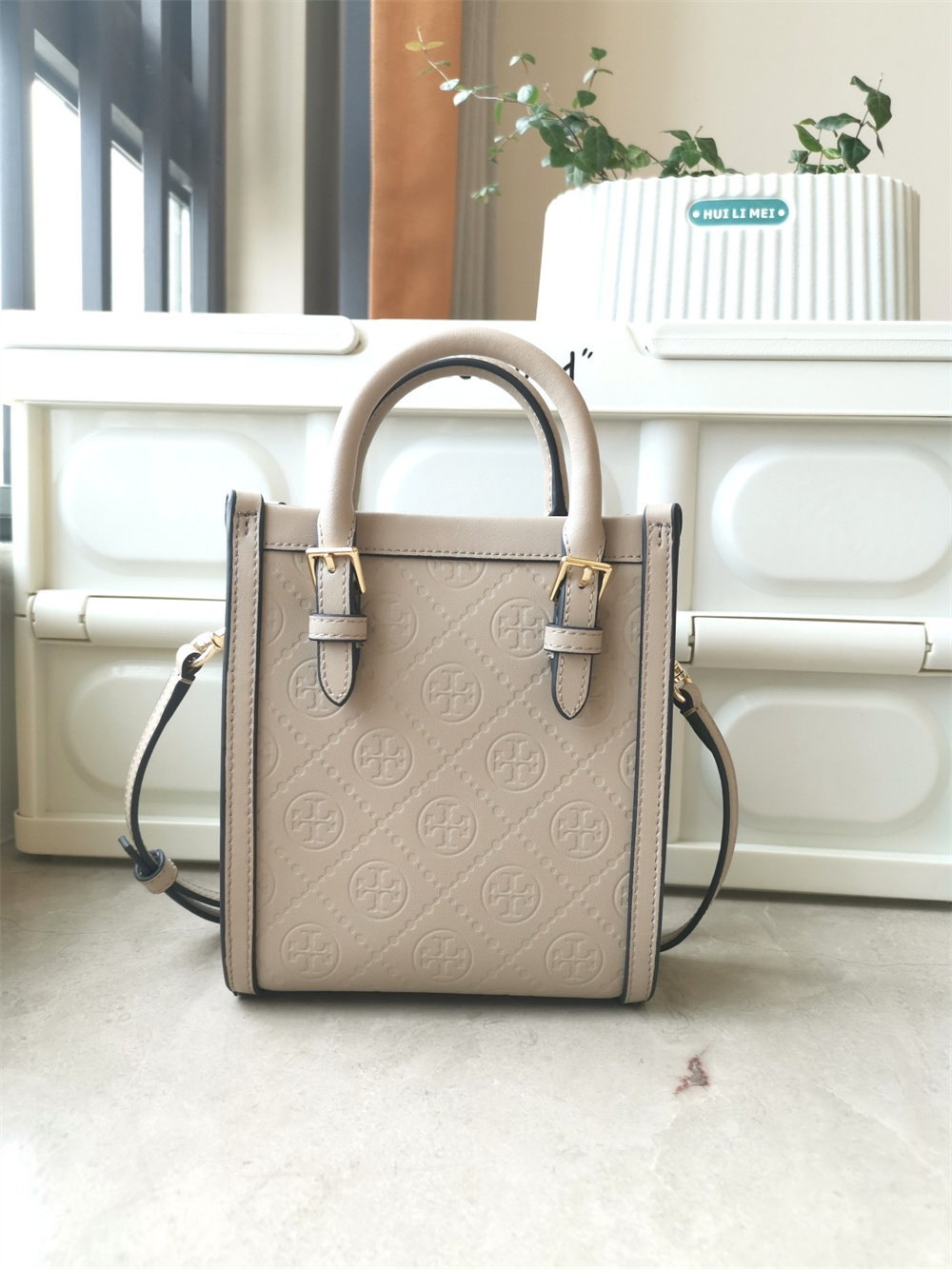 TORY BURCH（トリーバーチ） Tモノグラム ジャカード ミニトート