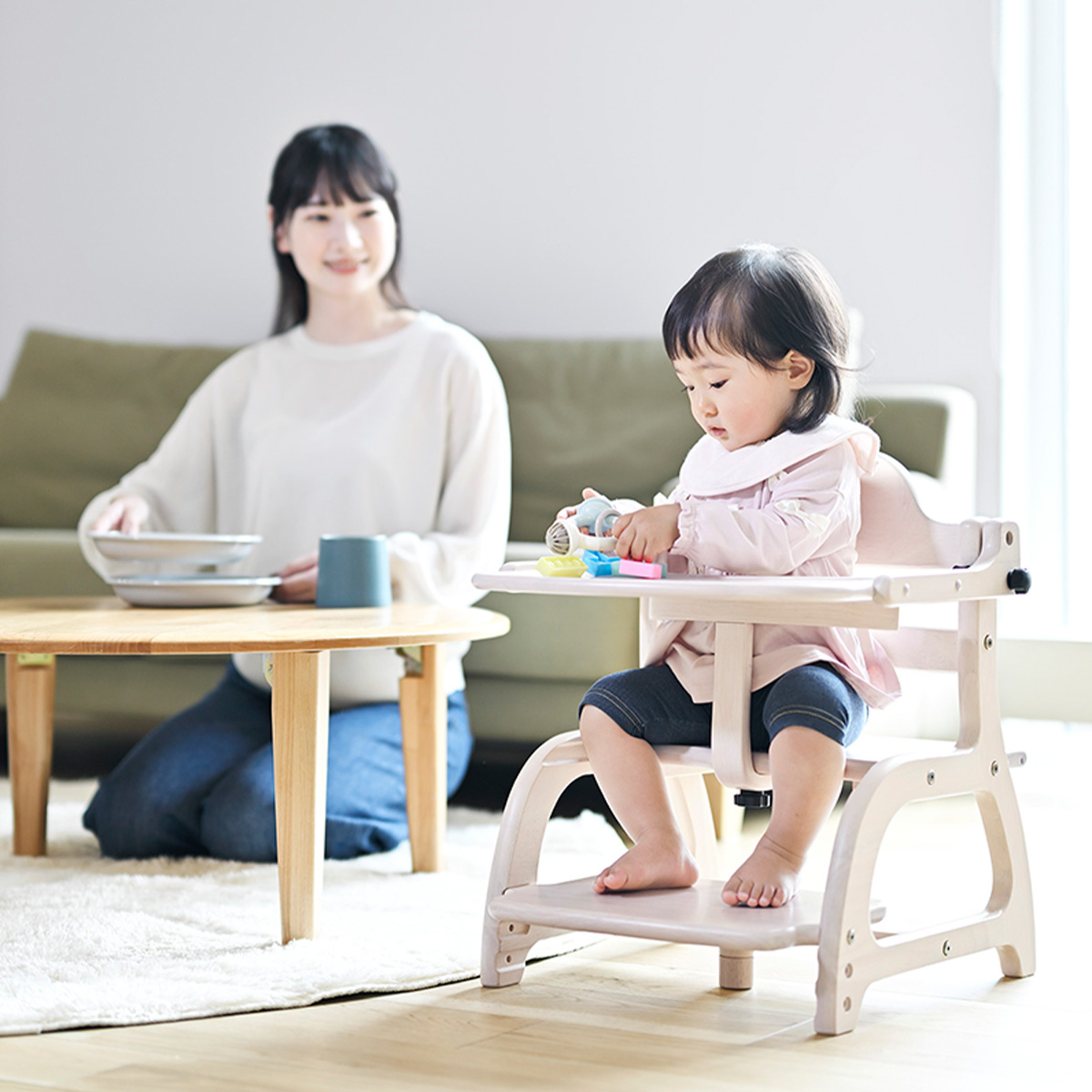 SUKUSUKU（大和屋） すくすくローチェア3 大和屋 ベビーチェア