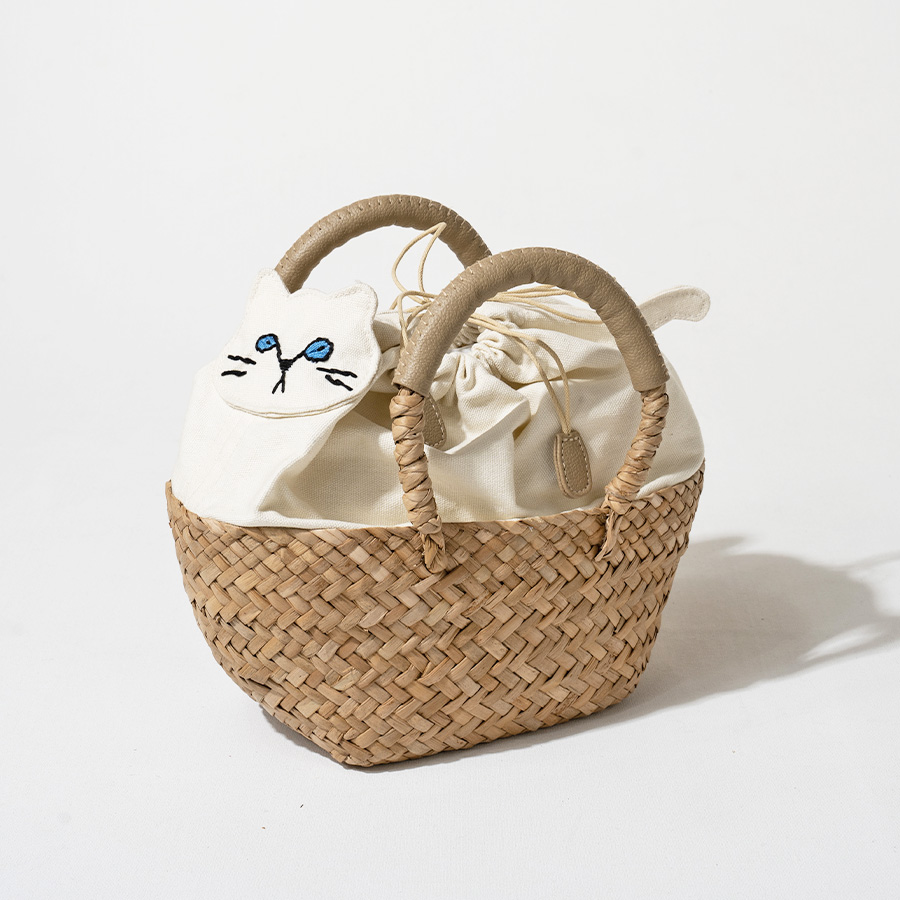 HAYNI（ヘイニ） 爆買 AIM医学研究支援PJ実施中｜ ねこ モチーフ かご