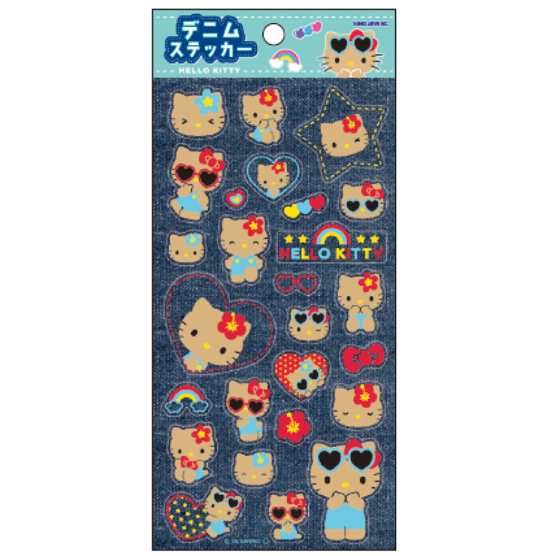 ハローキティ VIVITIXGIRLS ガングロキティ デニム サンリオ ハロー