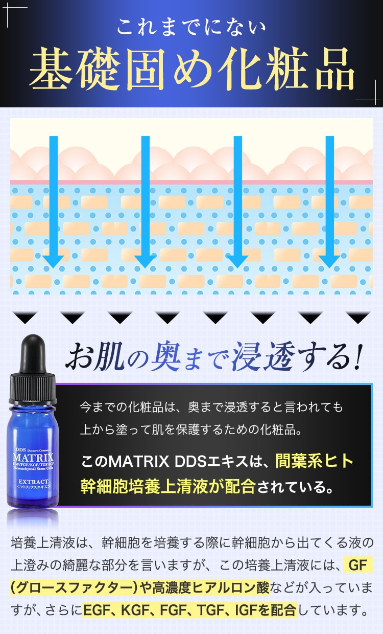正規品】 マトリックス エキス 美容液 DDS MATRIX 5ml アイテック ヒト