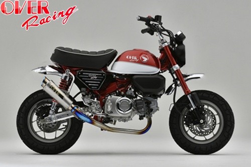 送料無料 OVER GP-PERFORMANCE フルチタン RS-R MONKEY125 公道不可