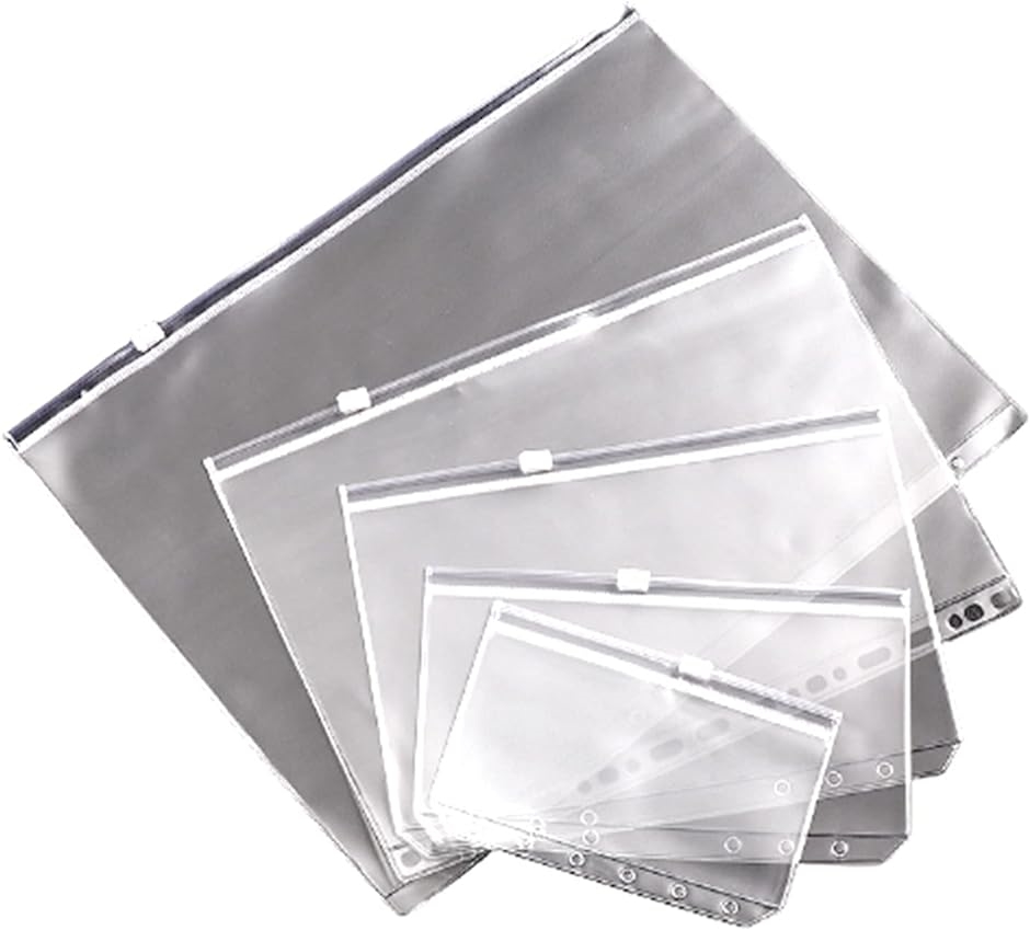 クリアポケット 5枚 セット クリアファイル リフィル クリアケース( B5