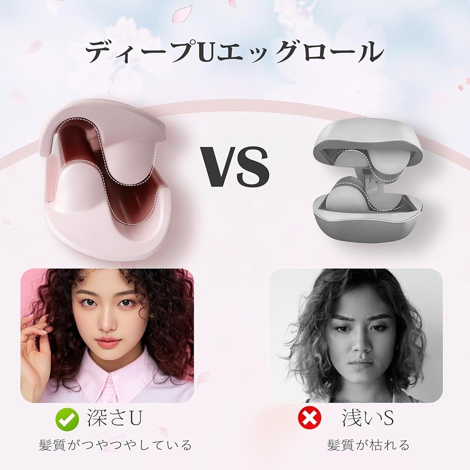 ヘアアイロン カール ウェーブアイロン 32mm 5段温度調節 140℃〜230