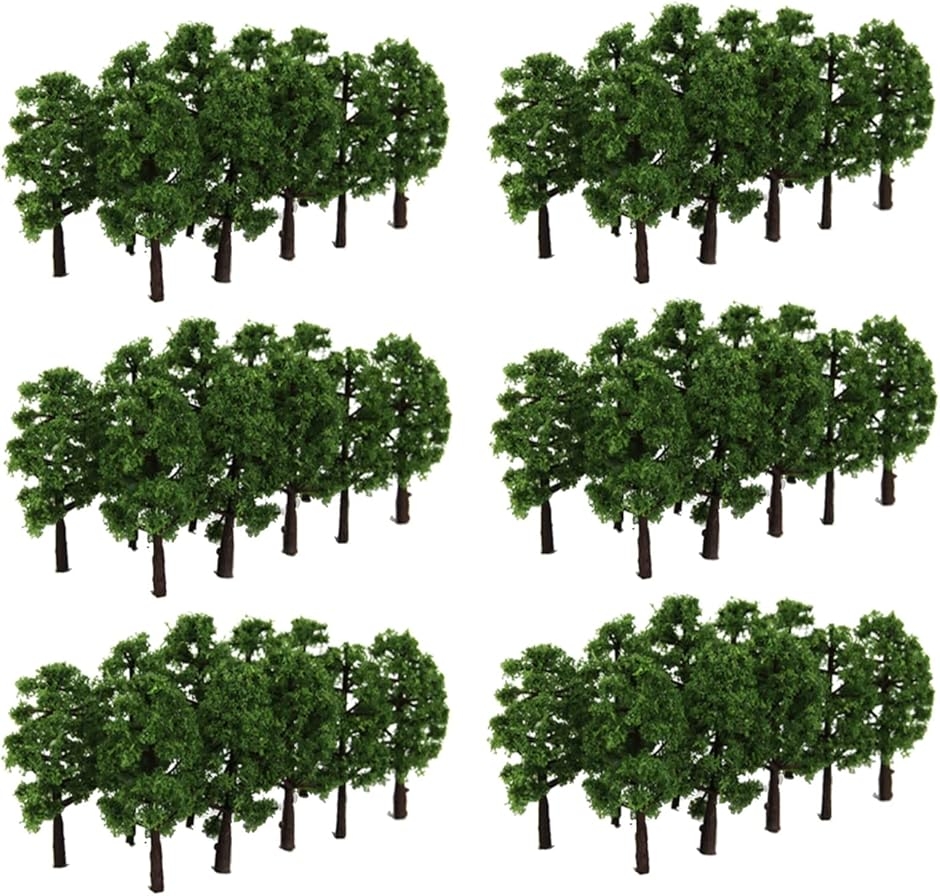 ジオラマ 風景 木 60本セット N ゲージ HOゲージ 鉄道模型 建築模型