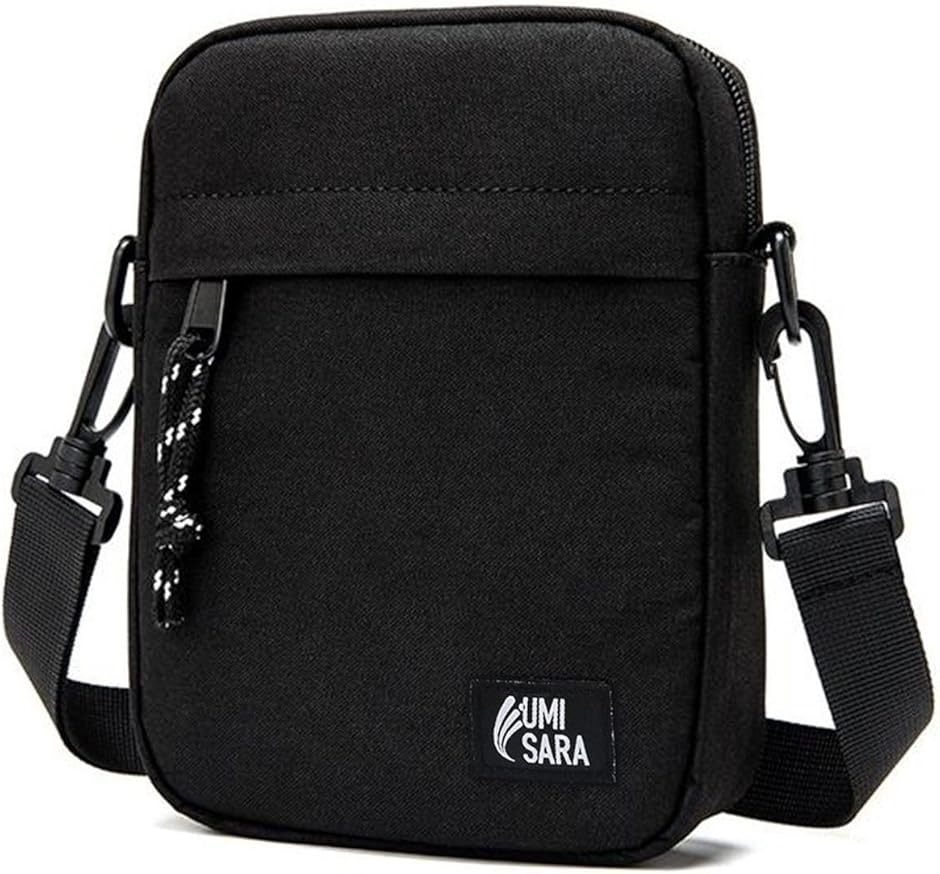 ウミサラ サコッシュ スマホポーチ ミニショルダーバッグ メンズ 無地