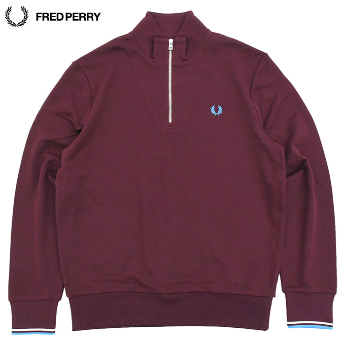 FRED PERRY（フレッドペリー） トレーナー メンズ ハーフ ジップ