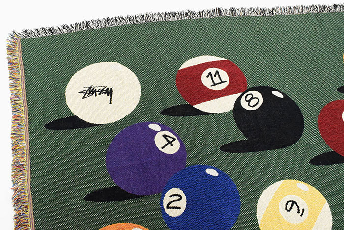STUSSY（ステューシー） ブランケット STUSSY Billiards Tapestry