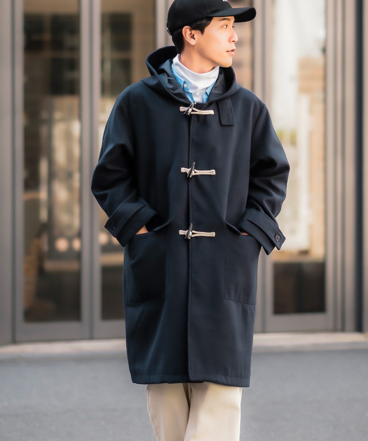 improves（インプローブス） ダッフルコート メンズ メルトン ロング