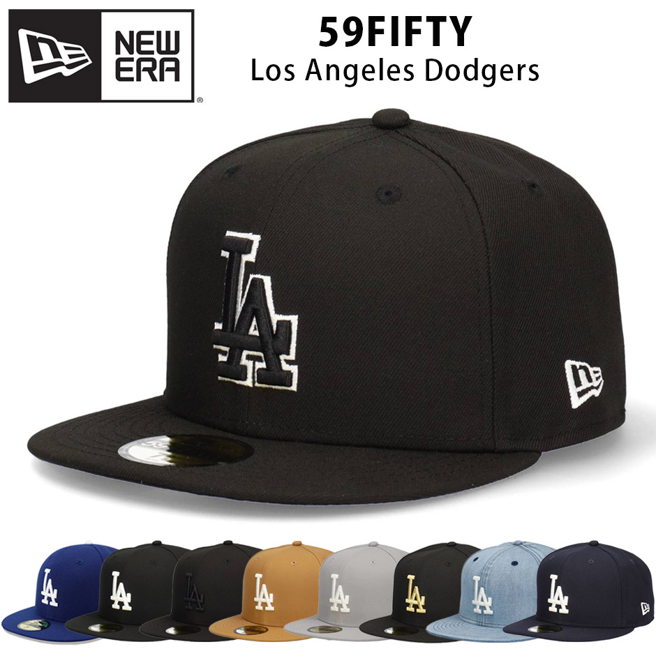 NEW ERA（ニューエラ） LA ドジャース フラットバイザー キャップ 帽子