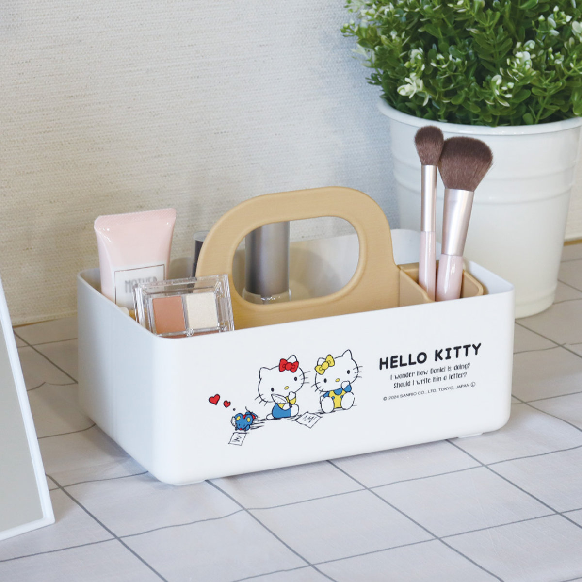 錦化成 収納ボックス ミニモッテケース サンリオ 小物入れ 幅20.7×奥行