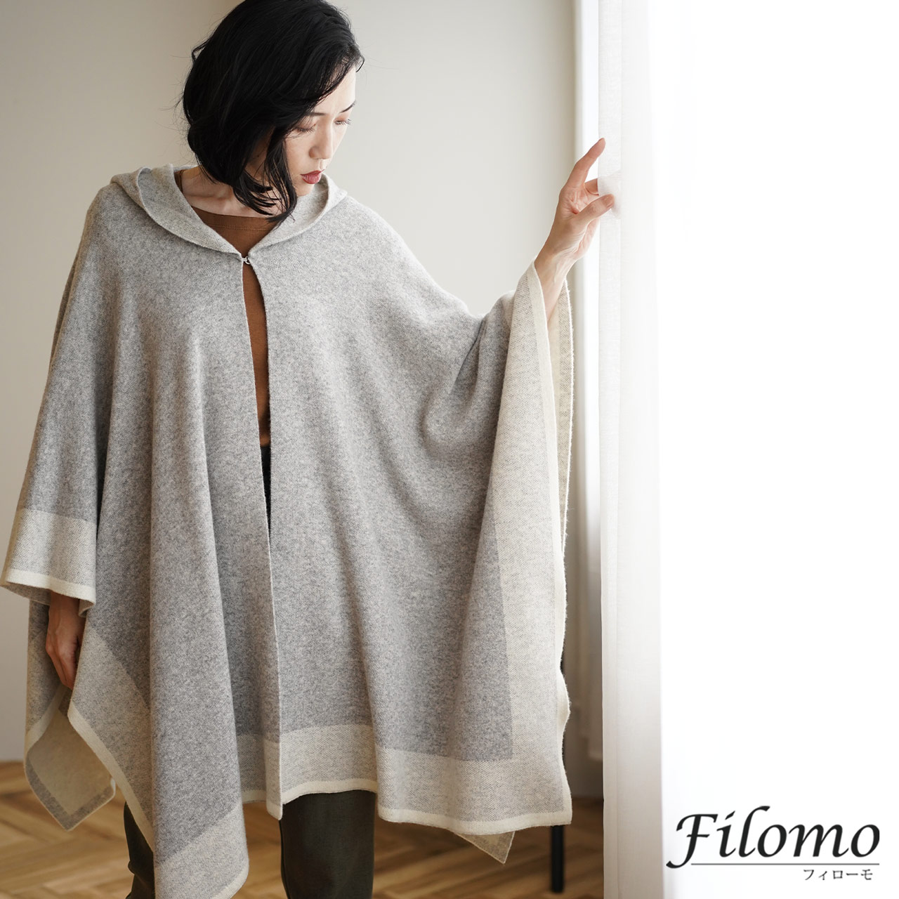 Filomo（フィローモ） ＜爆買＞[10%offクーポン]ケープ ニット