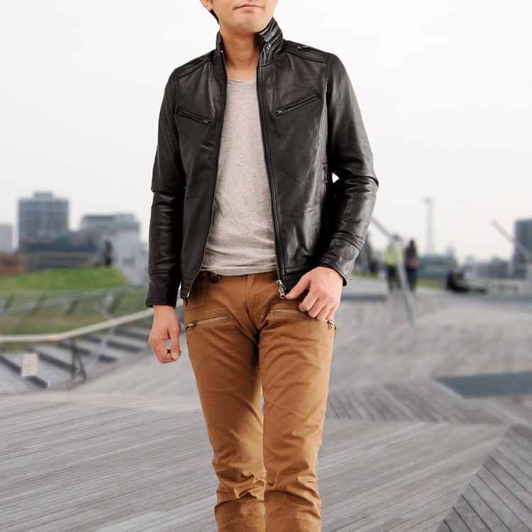 sankyo shokai（三京商会） ＜爆買＞ライダースレザー シープ (羊革