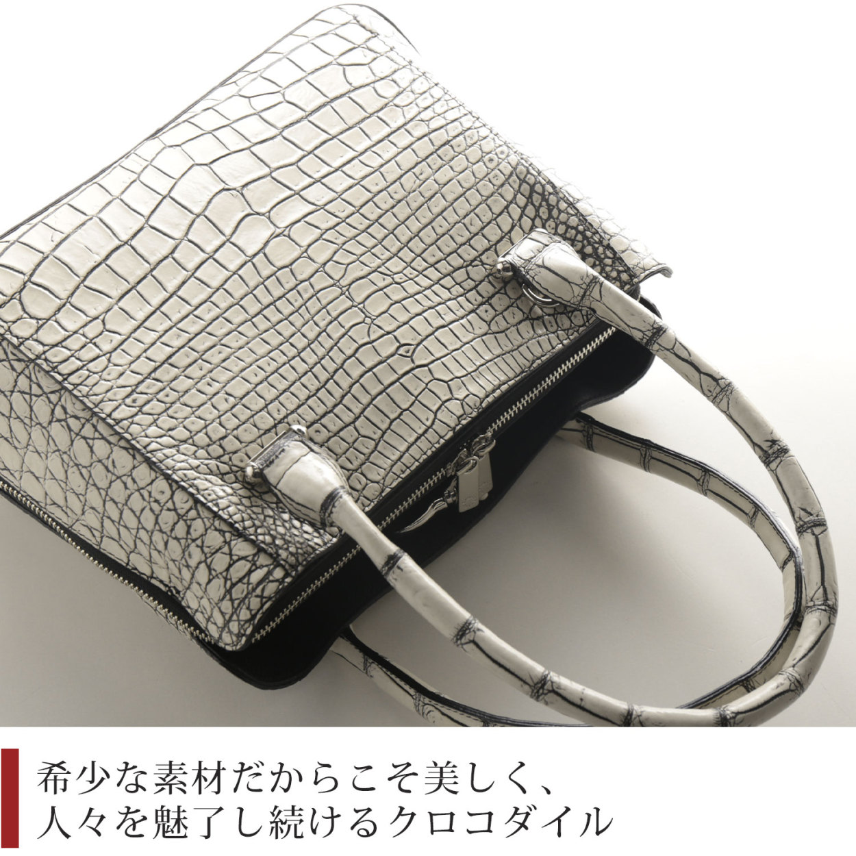 sankyo shokai（三京商会） ＜爆買＞クロコダイル ハンドバッグ