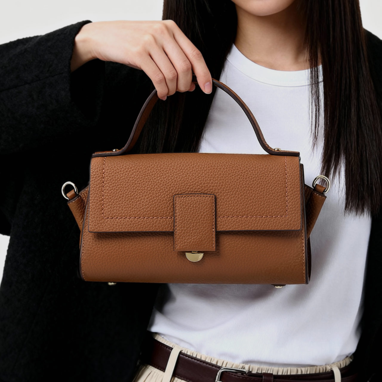 HALEINE（アレンヌ） 本革 2WAY バッグ レディース バッグ LORISTELLA