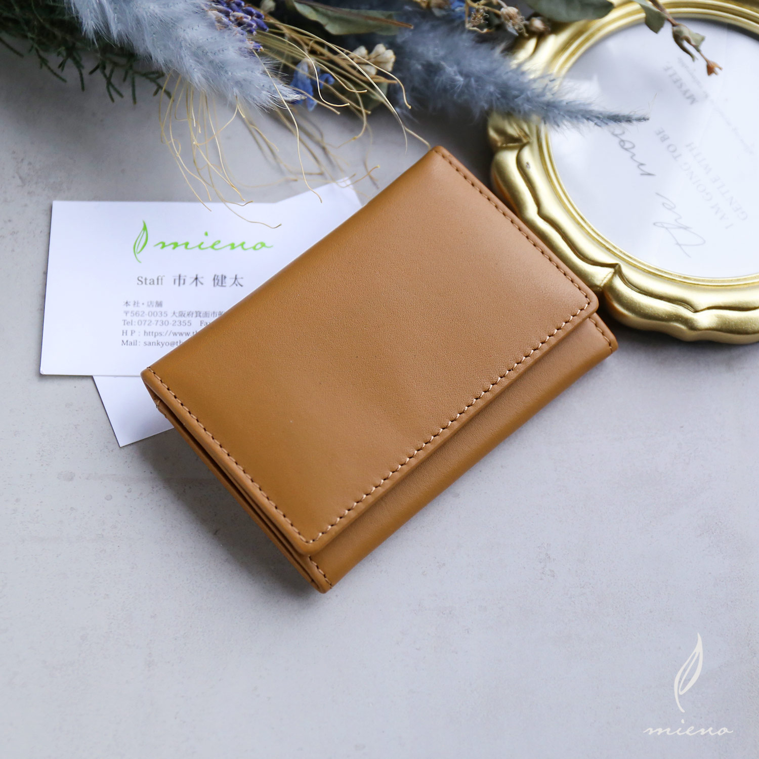 mieno（ミエノ） 名刺入れ レディース 本革 mieno Diva ブランド