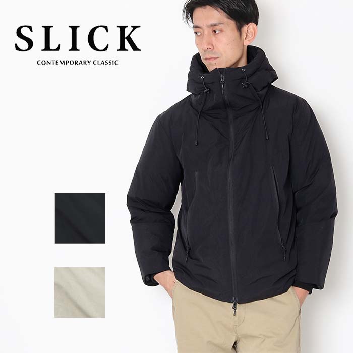 SLICK（スリック） ナイロン 2レイヤー ダウン ジャケット Nylon 2