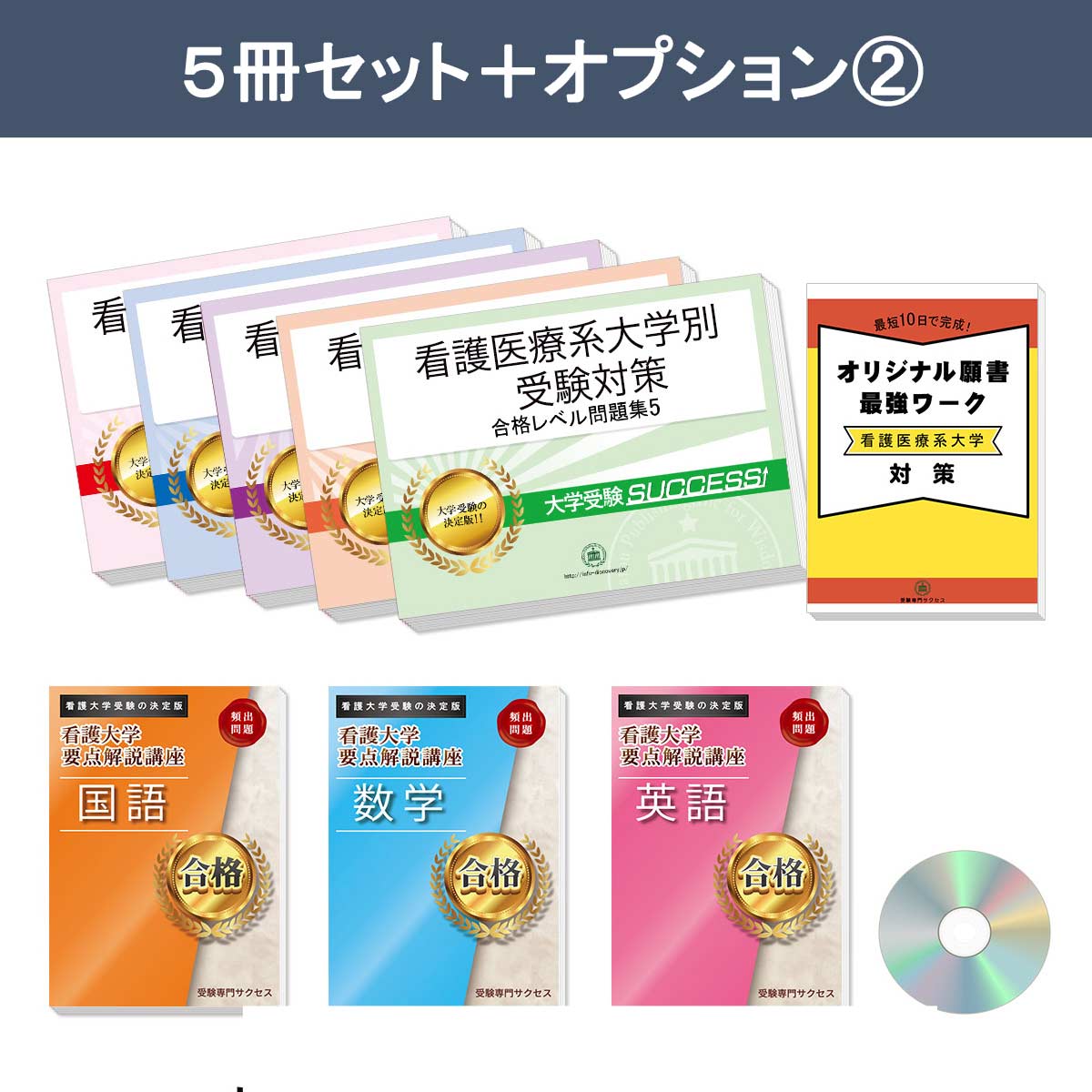 2027 自治医科大学(看護学部)・直前対策合格セット問題集(5冊) 大学