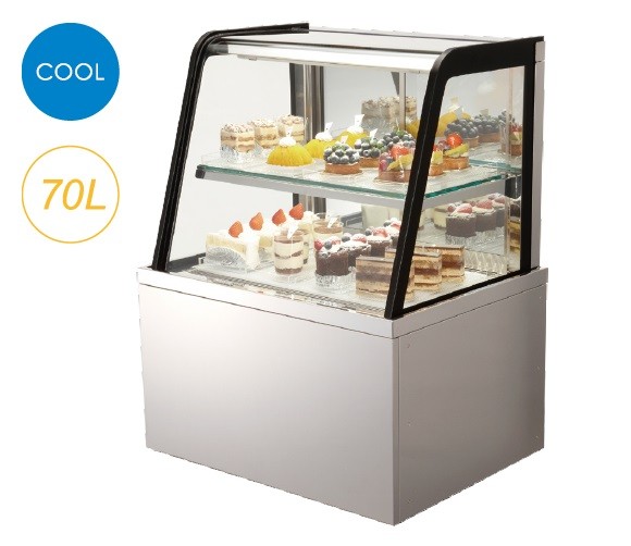 サンデン 冷蔵ショーケース AG-C68P(旧AG-63WB) 幅443×奥行450×高さ839