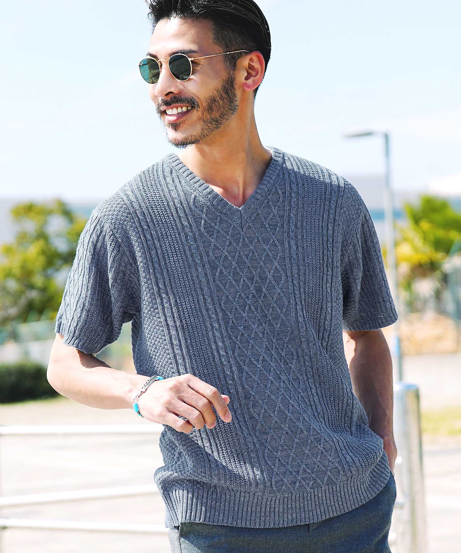 roshell（ロシェル） サマーニット メンズ トップス サマーセーター