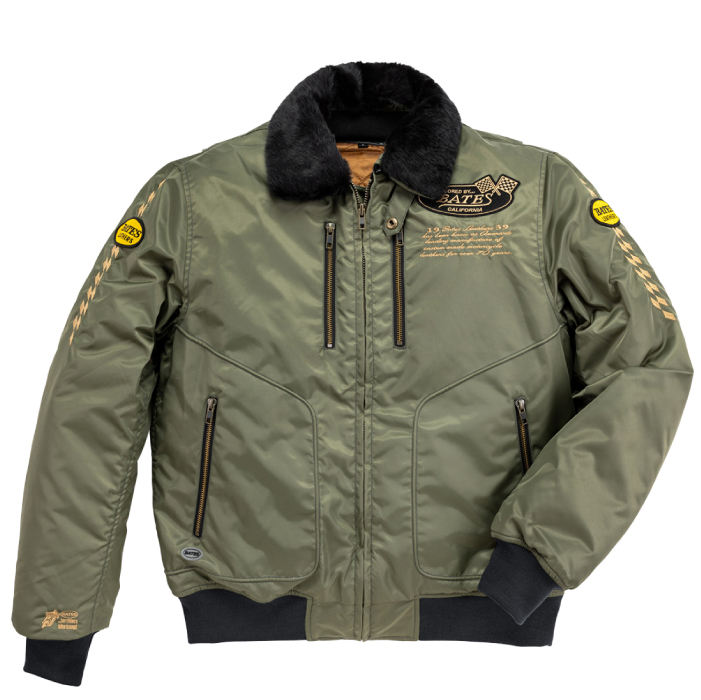 BATES（ベイツ） SA-N2453 中綿入りナイロンジャケット バイク