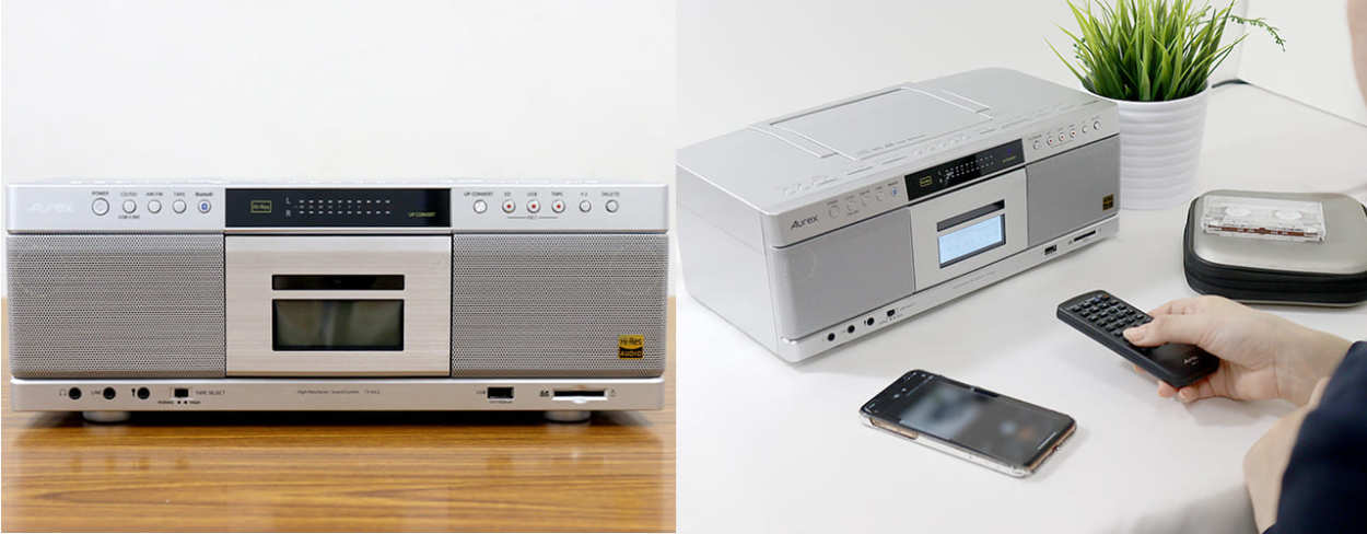 昔懐かしの音をハイレゾ化！東芝のCDラジカセ「TY-AK2」はBluetooth
