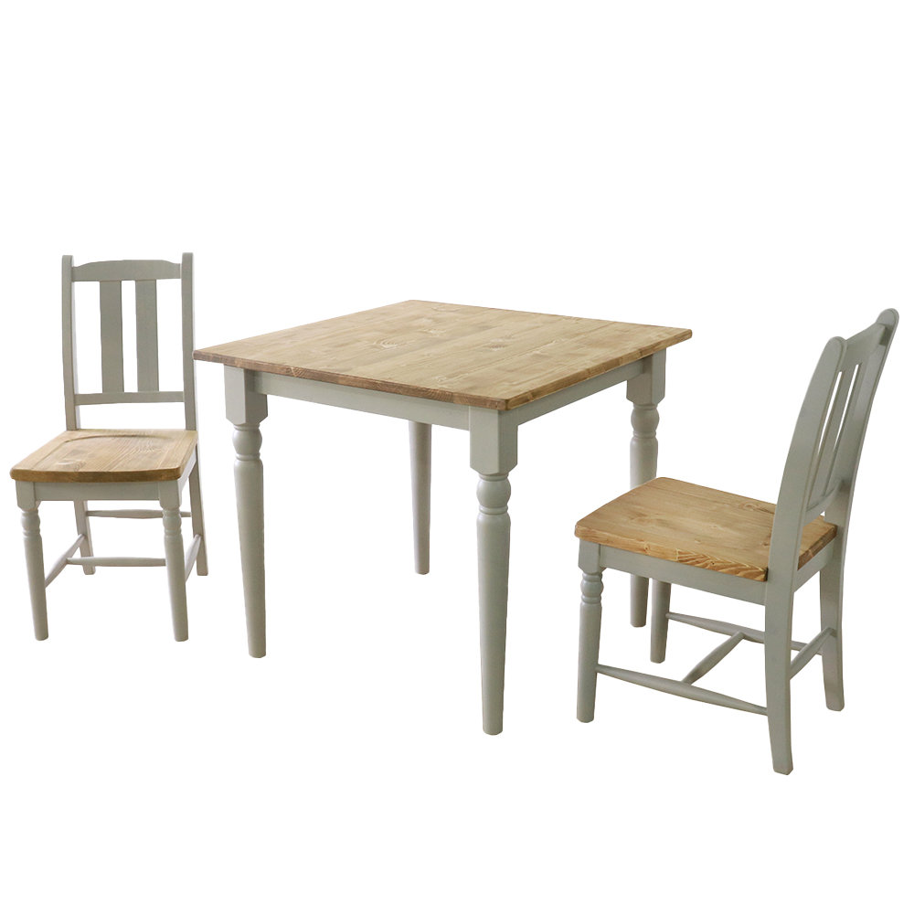 ダイニングテーブルセット 2人掛け 80cm 北欧 カントリー おしゃれ