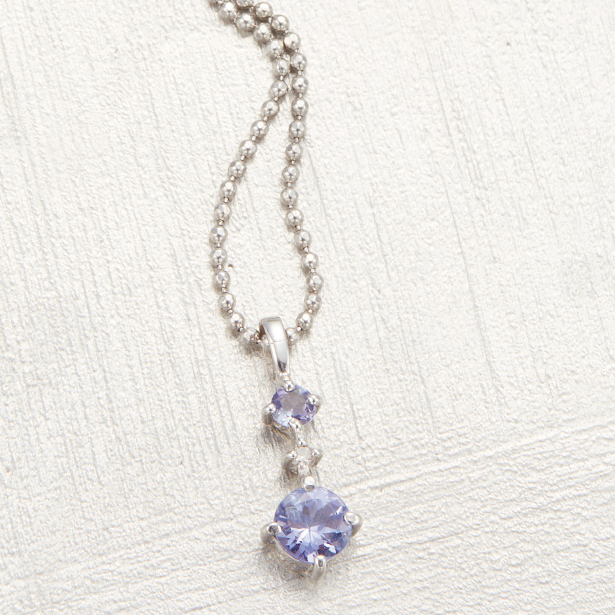 ネックレス ペンダント レディース シルバー925 タンザナイト