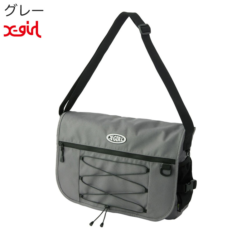 X-girl（エックスガール） X-girl OVAL LOGO BUNGEE CORD MESSENGER