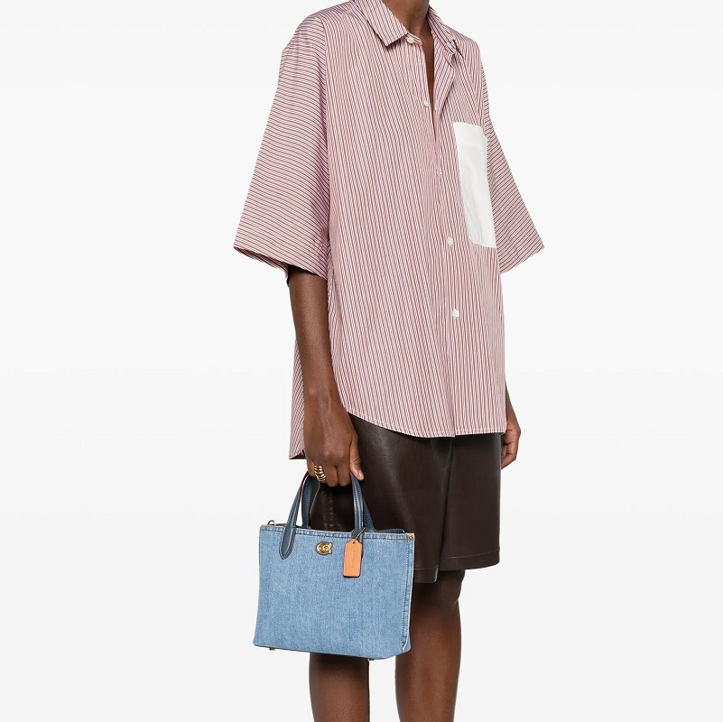 COACH（コーチ） バッグ CR708 デニム バッグ 2024新作 2way 斜め掛け