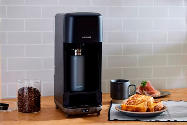 アイリスオーヤマ ドリップ式コーヒーメーカー CMS-0800-B ブラック