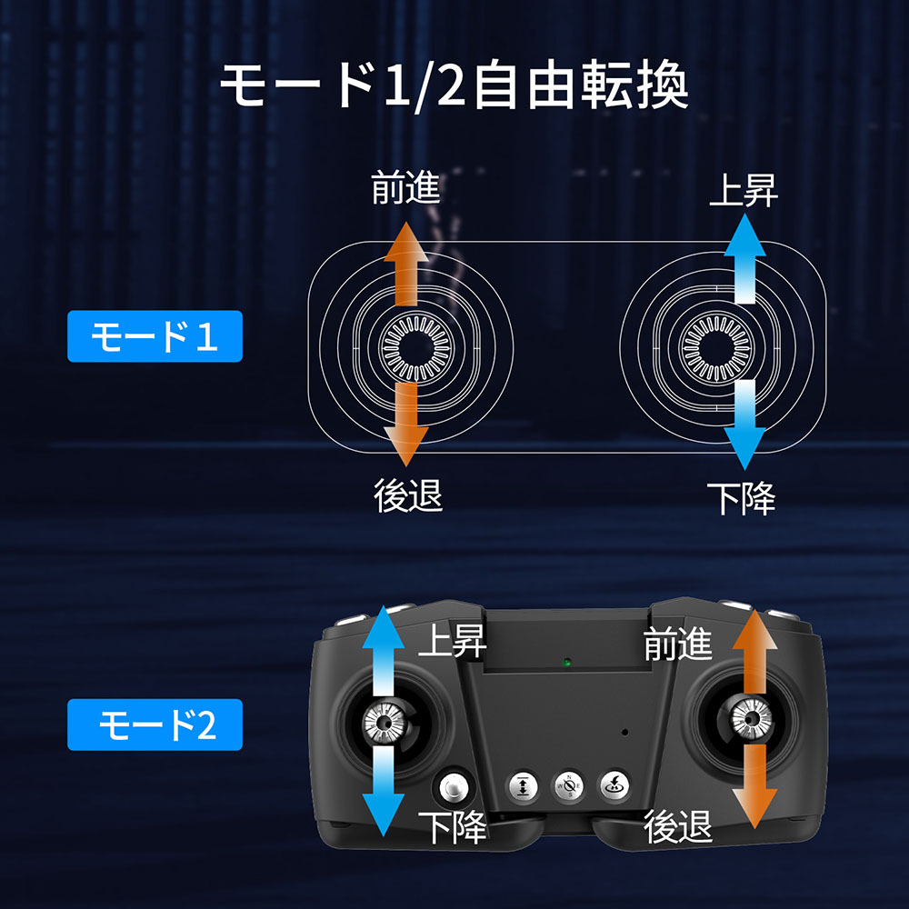 HOLY STONE ドローン カメラ付き 初心者向け 200g未満 1080P HD カメラ