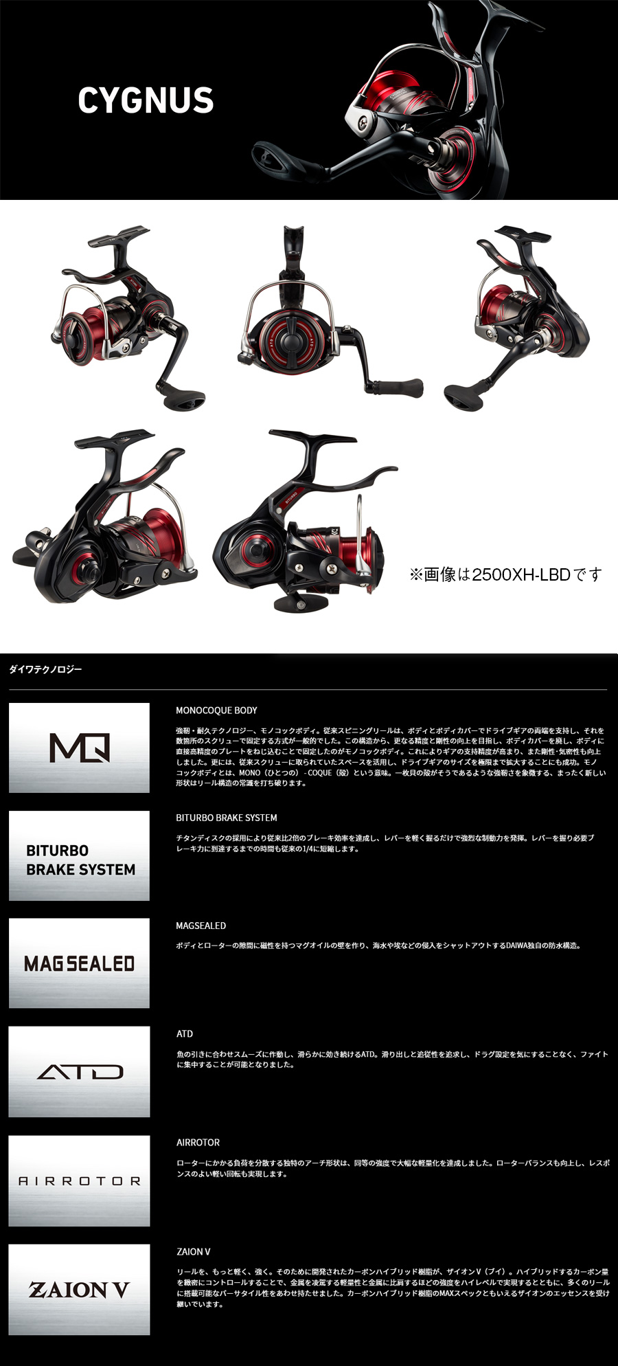 DAIWA（ダイワ） 23 シグナス [CYGNUS] 3000XH-LBD 342059 : カツキ