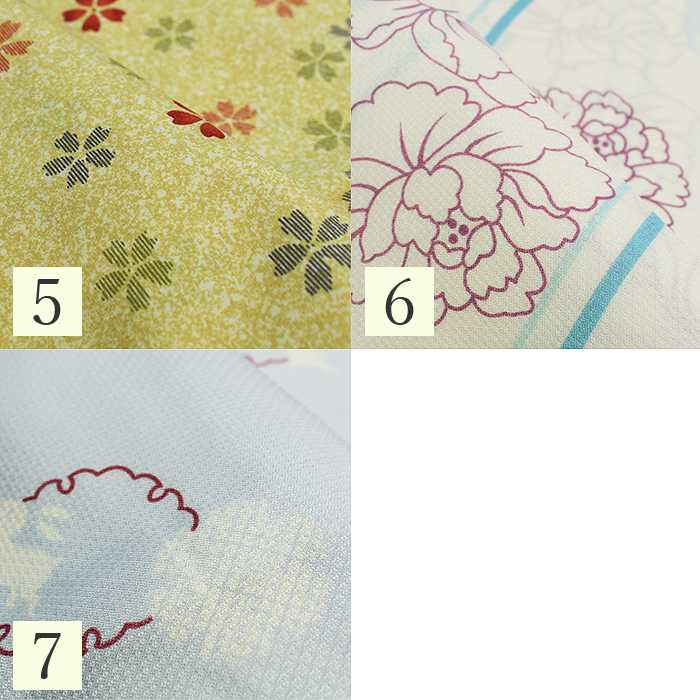 単衣 着物 トールサイズ 高身長 洗える着物 小紋 : きものやまゆ