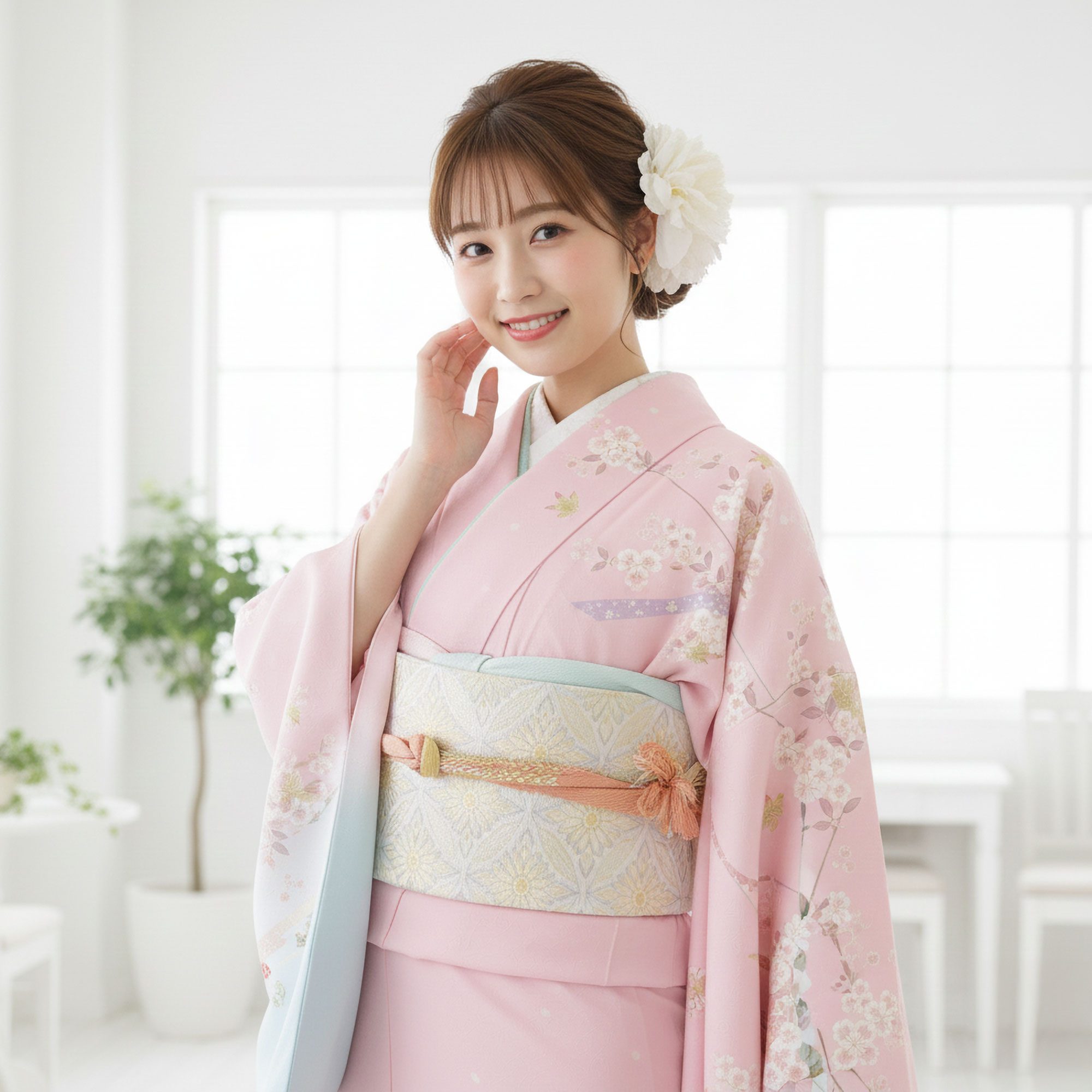 NISHIORI 訪問着 レンタル商品 着物レンタル商品入学式 卒業式 七五三