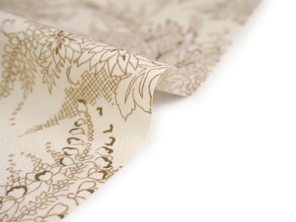 シルック 着物 反物 東レ 普段着 袷 単衣 洗える 仕立て付 小紋