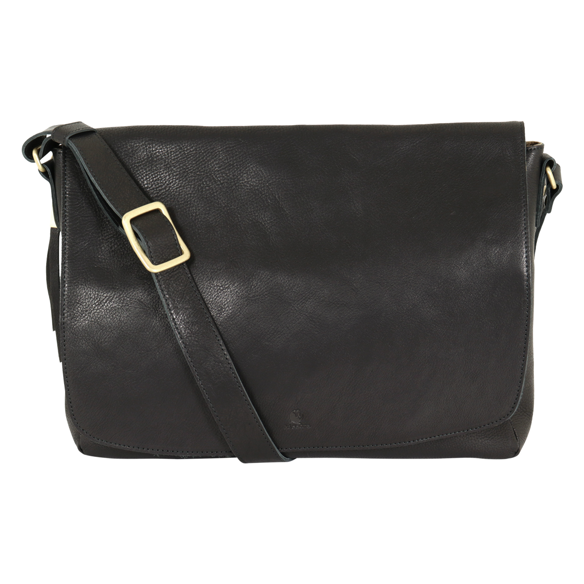 kissora（キソラ） ショルダーバッグ かぶせ 本革 レザー オリーブヌメ