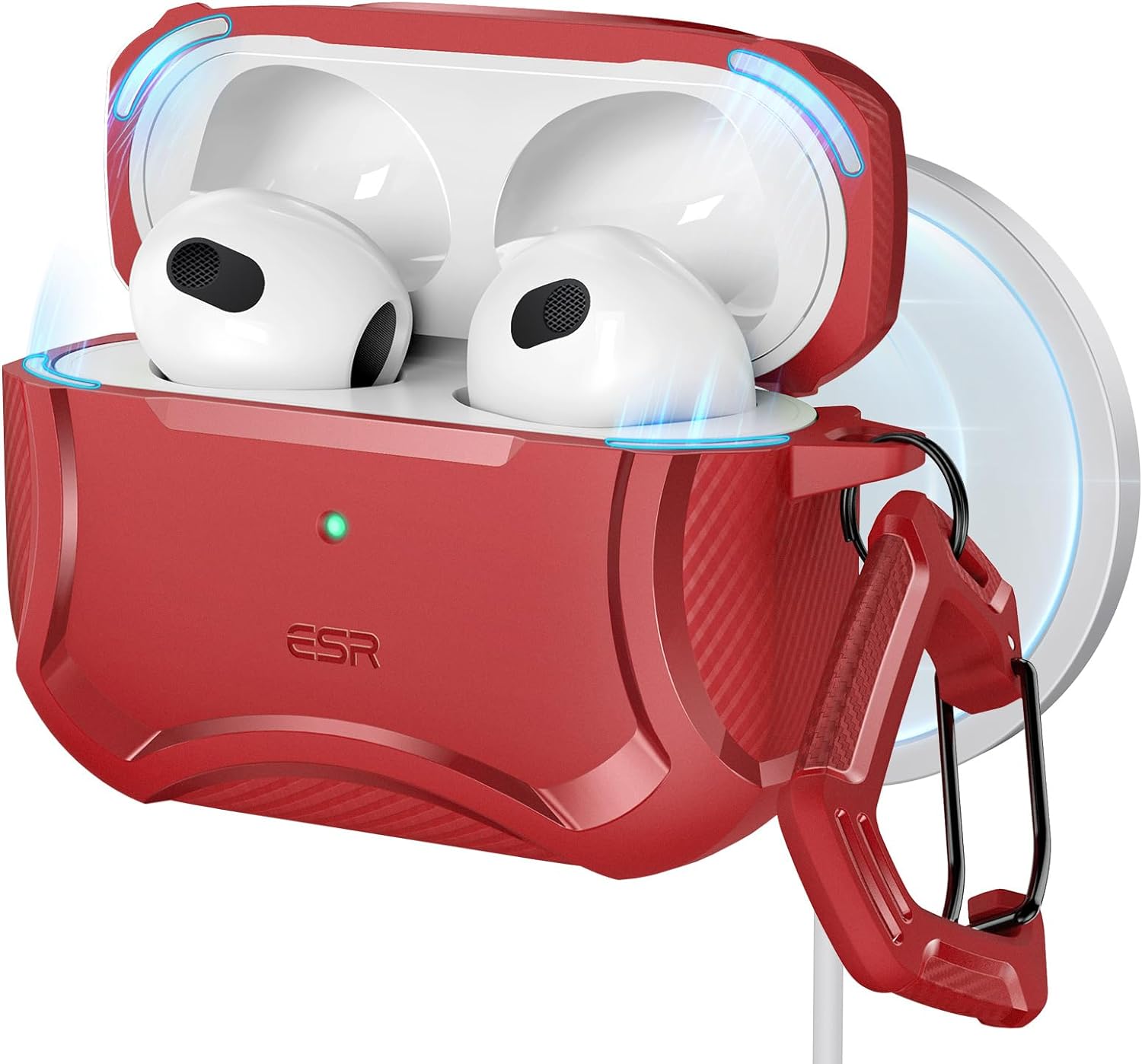ESR AirPods Pro 第2/1世代ケース (USB-C)対応 磁気ロック式フタ