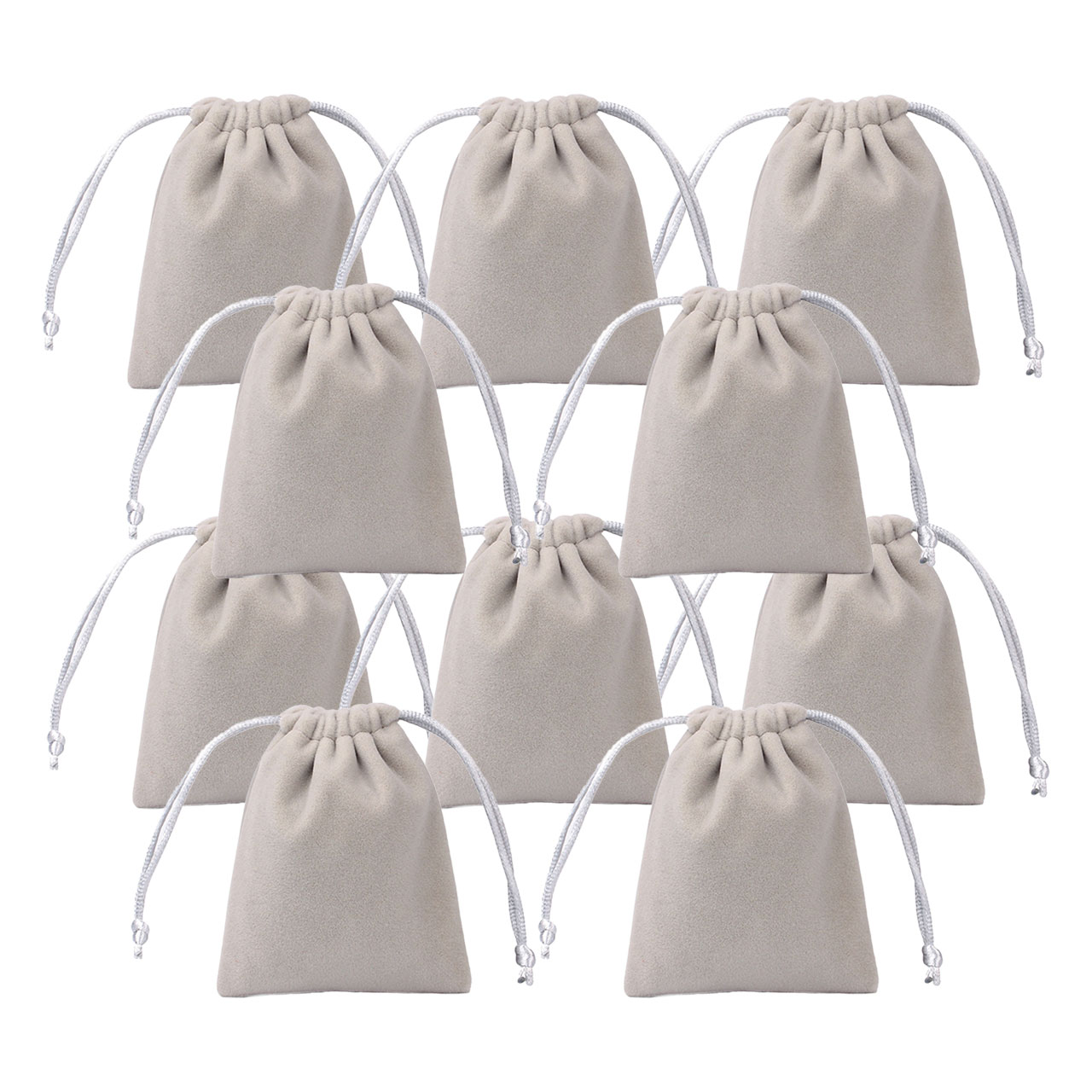 ジュエリーポーチ アクセサリー 保存袋 巾着袋 携帯用 高級ベロア調