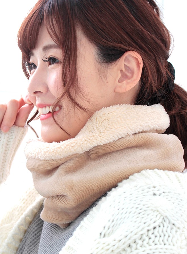 ファー スヌード レディース メンズ 子供 キッズ 裏起毛 秋 冬 用