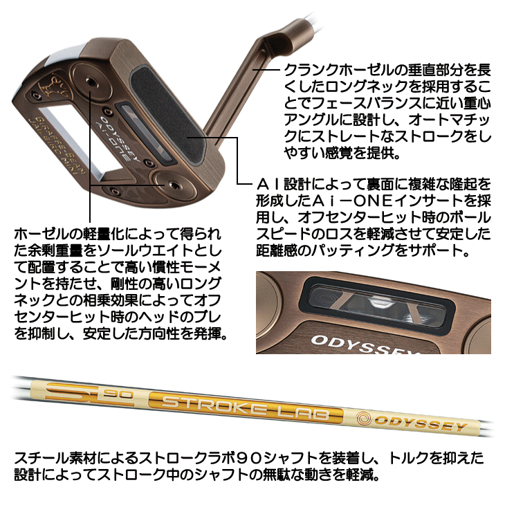 ODYSSEY（キャロウェイゴルフ） オデッセイ 2025 Ai-ONE GIRAFFE-BEAM