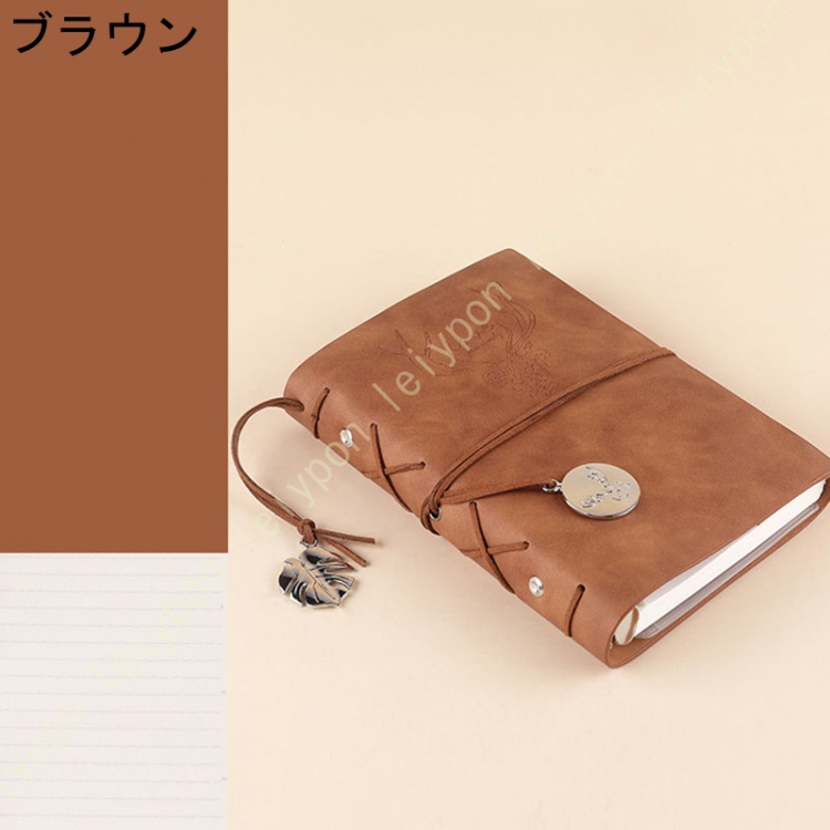 レザージャーナルノート、手作りヴィンテージレザー製本ジャーナル