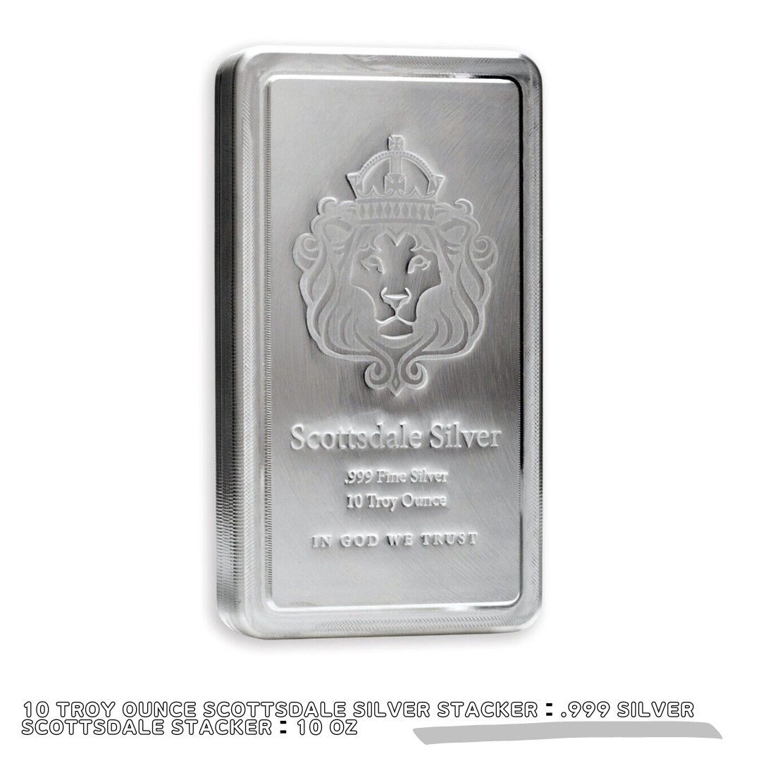 品質保証書付】正規販売店 10 oz Silver Bar APMEX .999 Fine シルバー