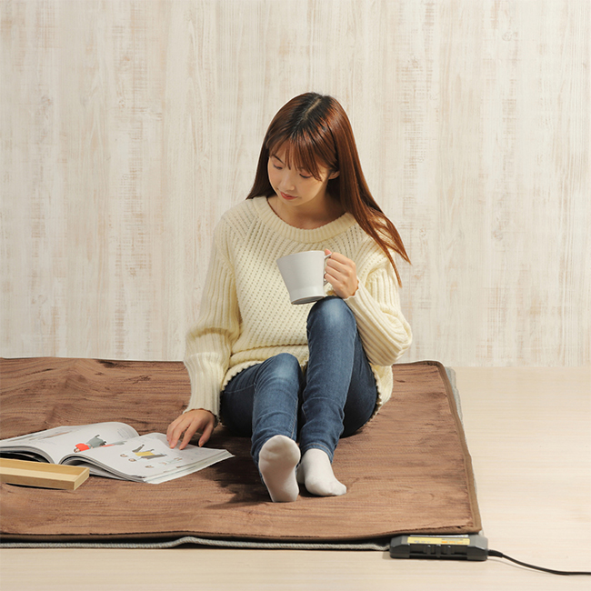 ライフジョイ（LIFEJOY） 【公式】ホットカーペット 1畳 88cm×176cm