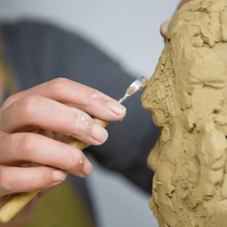 粘土細工ツール11点セット 木材+ステンレス 錆びにくい へら 陶芸 造形