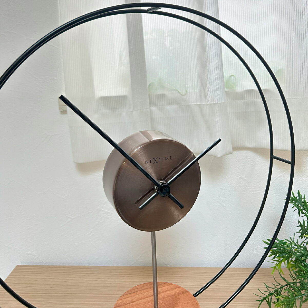 置き時計 時計 スタンドクロック NEXTIME NXT-J026 Satellite 日本製