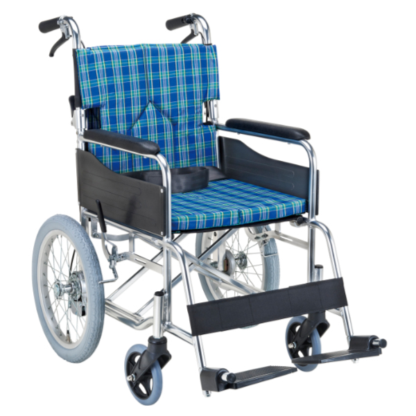 マキテック 車いす 介助式 背折れタイプ 座面幅42cm 非課税 （ 車椅子